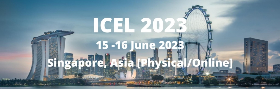 International Conference on Education and Learning 2023 [ICEL 2023]