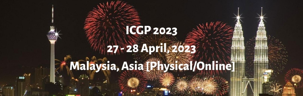International Conference on Global Peace 2023 [ICGP 2023]