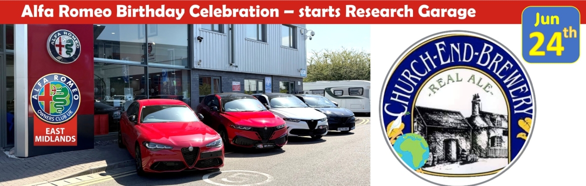 AROC East Midlands Alfa Romeo Birthday Celebration