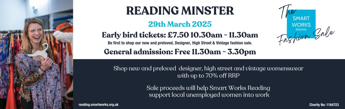 Early Bird Ticket: Smart Works Reading Spring Fashion Sale 2025