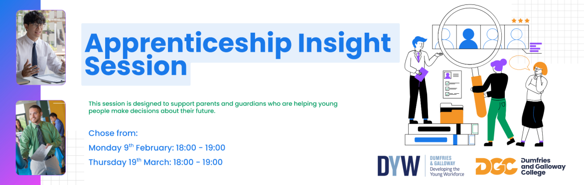 Scottish Apprenticeship Week: Apprenticeship Insights - Parents Session