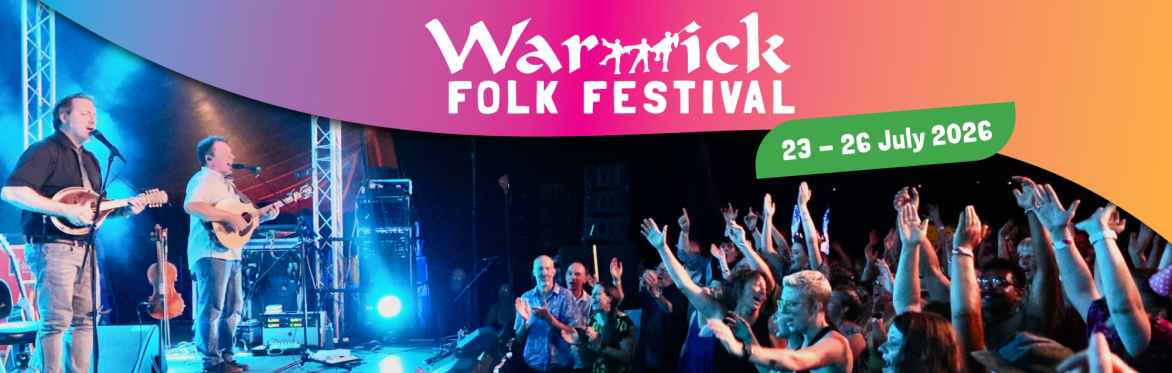 Festival audience in a marquee