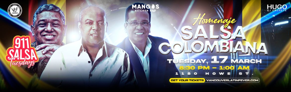 🇨🇴 TRIBUTE TO COLOMBIAN SALSA | Tuesday March 17