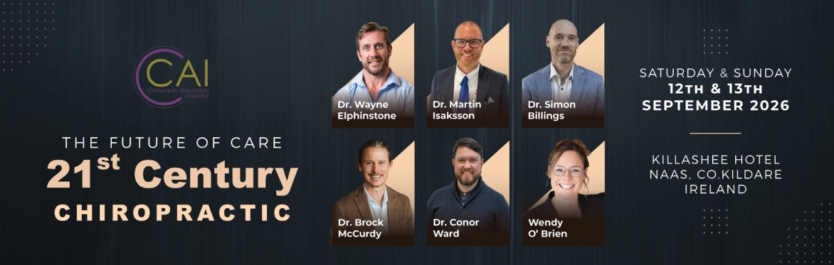 CAI ANNUAL CONFERENCE 2026 - 21st Century Chiropractic - The Future of Care