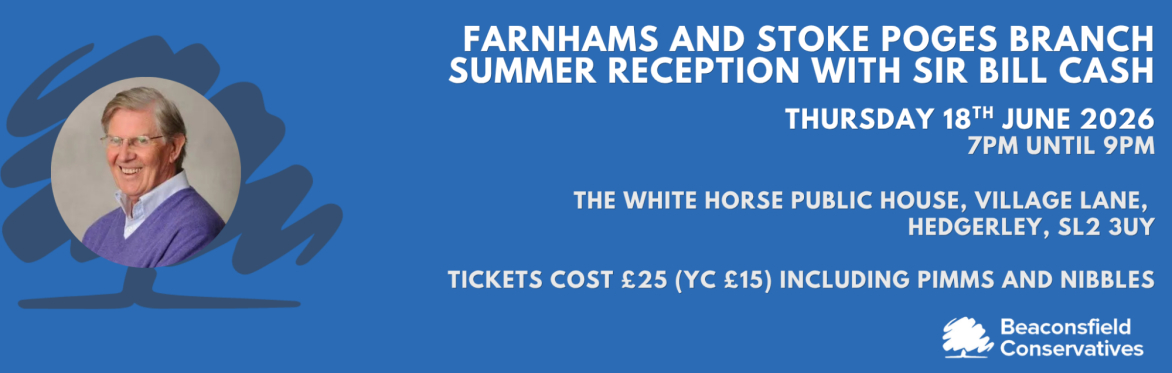 Farnhams and Stoke Poges Branch Summer Reception with Sir Bill Cash