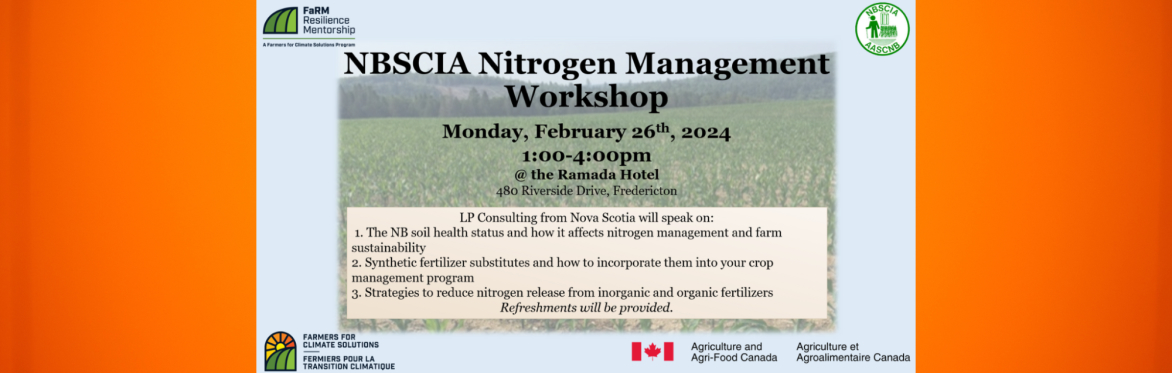 NBSCIA Nitrogen Management Workshop