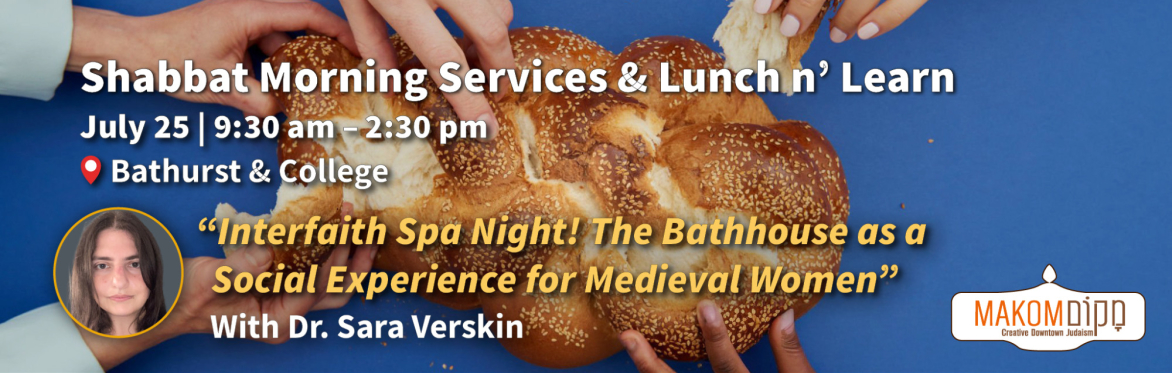Shabbat Morning Services & Lunch n' Learn