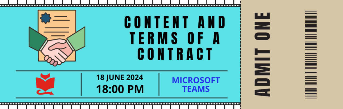 Contents and Terms of a Contract
