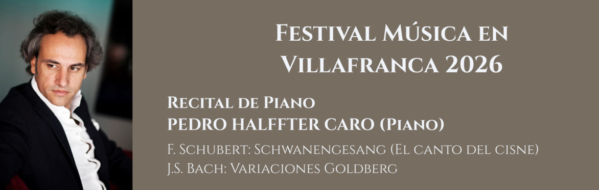 Recital de Piano PEDRO HALFFTER CARO (Piano) -