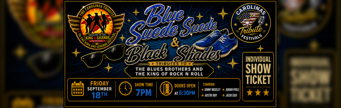 "BLUE SUEDE & BLACK SHADES"