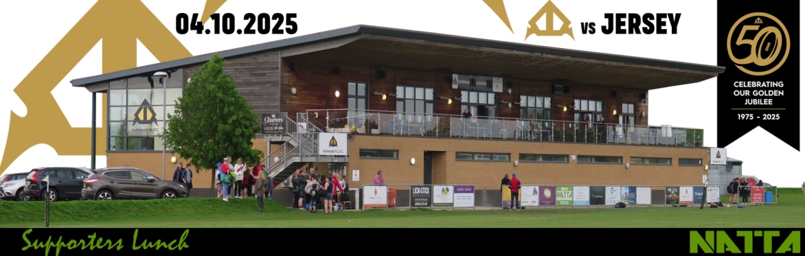 Supporters' Lunch - 4th October 1st XV vs Jersey
