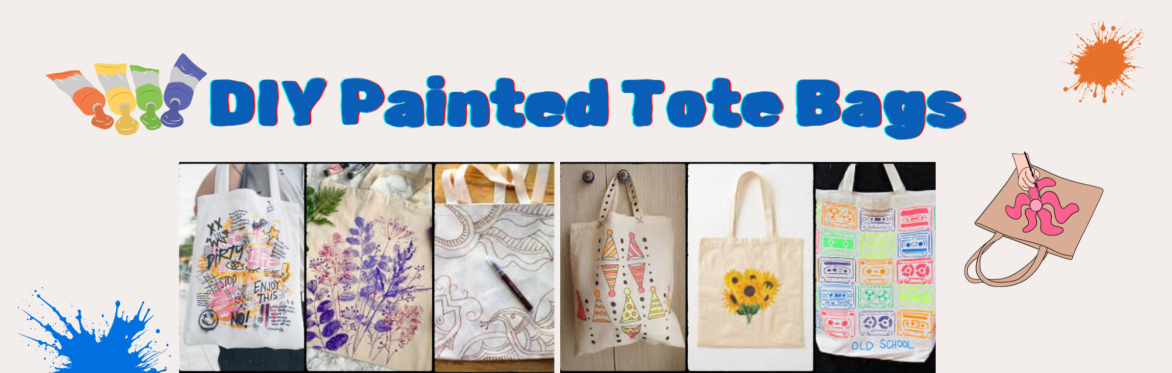 DIY Painted Tote Bags - 21+ Crafty Hour