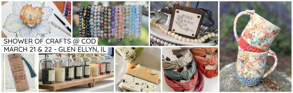 A small selection of the 200+ artisans at Shower of Crafts