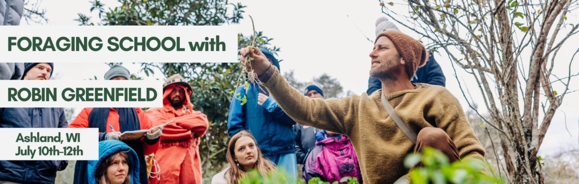 Robin Greenfield teaching at Foraging School