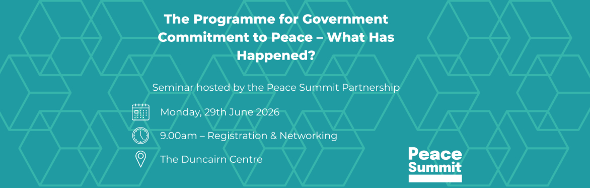 The Programme for Government Commitment to Peace – What Has Happened?