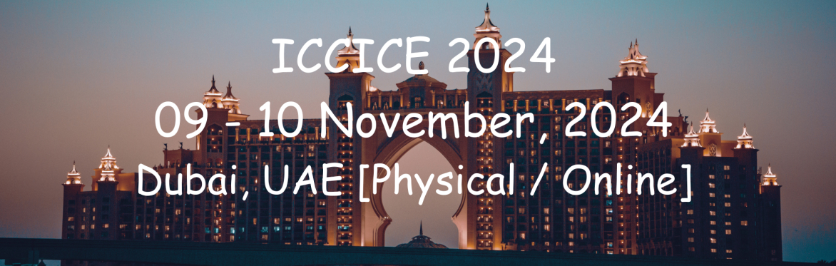 International Conference on Contemporary Issues of Commerce and Education 2024 [ICCICE 2024]