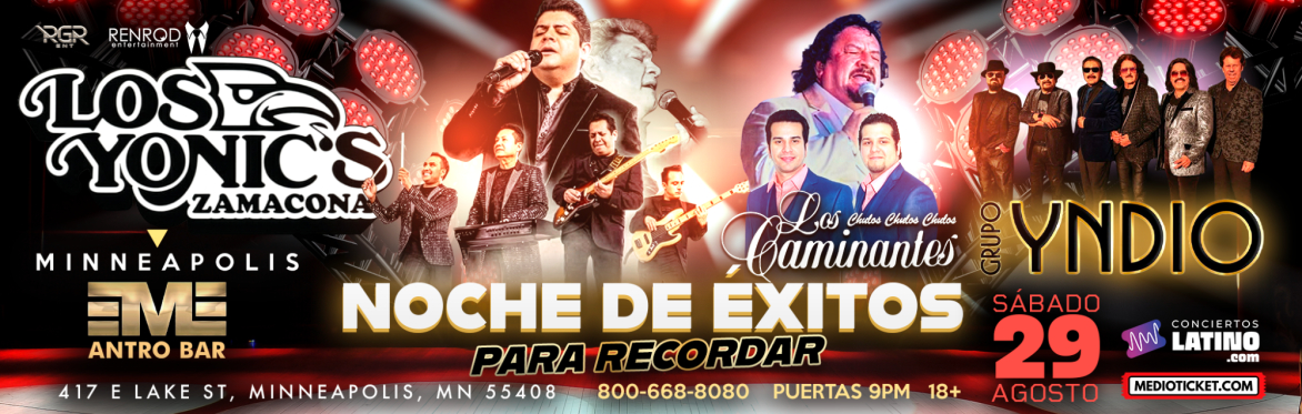 NOCHE DE EXITOS EN MINNEAPOLIS