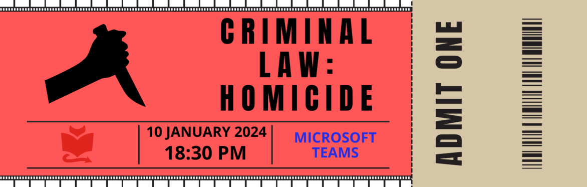 Exam Crash Course Session - Homicide