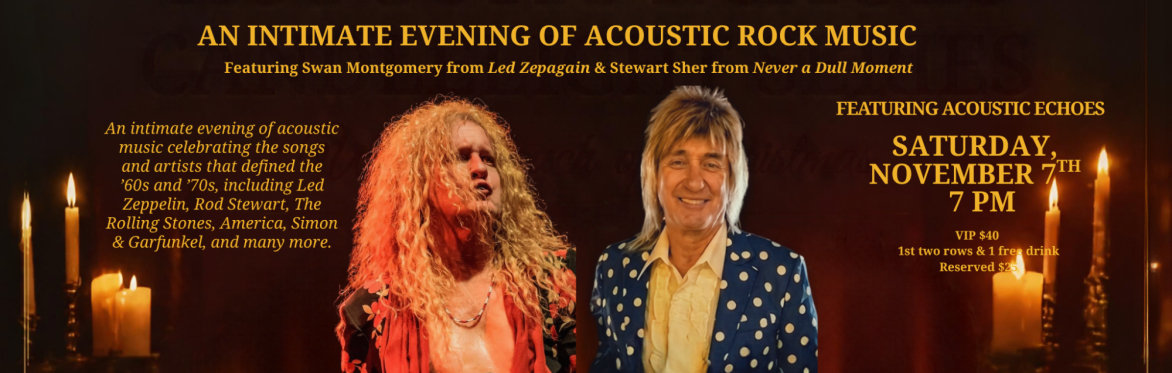An Intimate Evening of Acoustic Rock Classics
