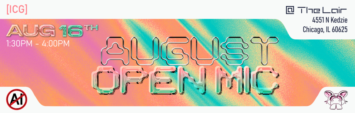 August Open Mic