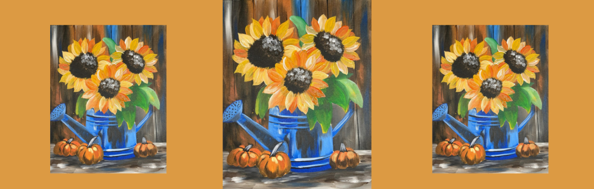 10/25 "Water Can & Sunflowers" 11am