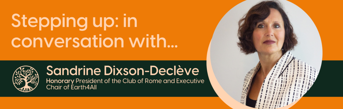 Stepping up: with Sandrine Dixson-Declève