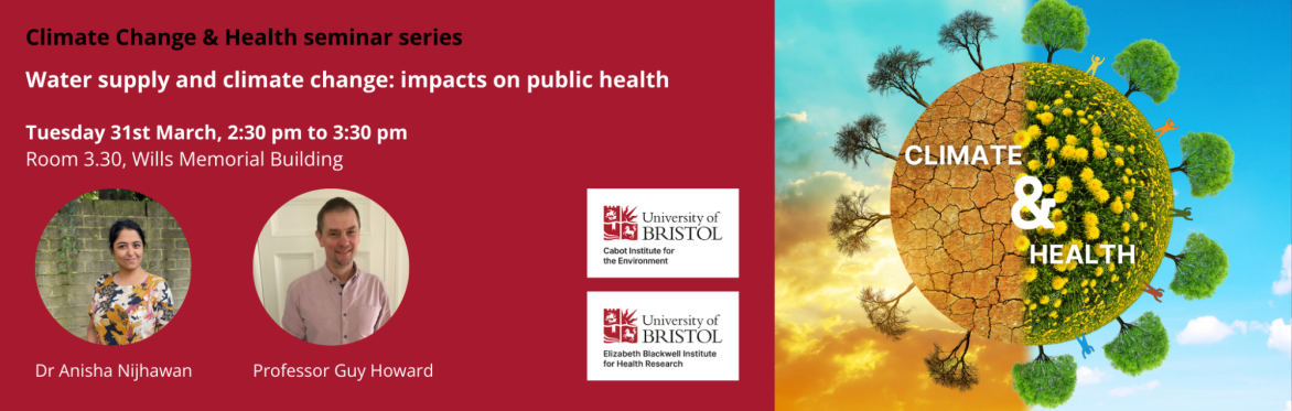 Water supply and climate change: impacts on public health
