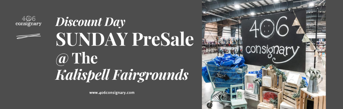 406 Consignary Kalispell Sunday Discount Day