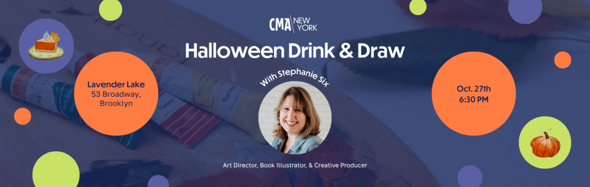 CMA NY Halloween Drink & Draw with Stephanie Six