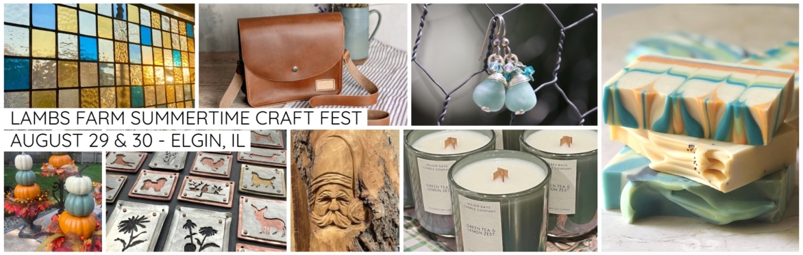 150 booths of handmade crafts - August 29 & 30 - Elgin, IL