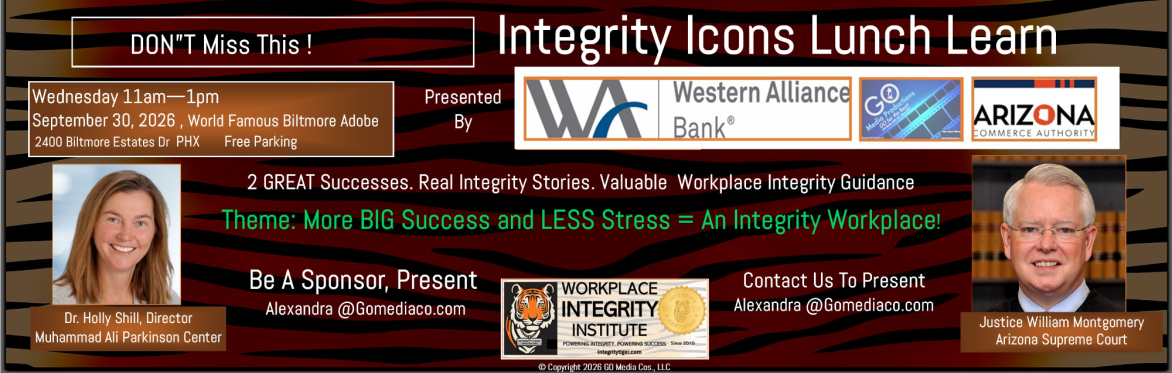 September 30, 2026 Integrity Icons Lunch Learn