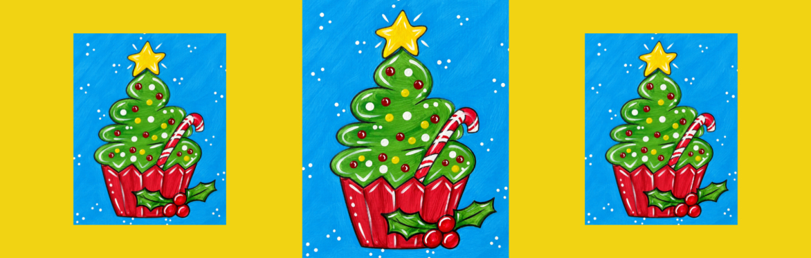 11/28 "Christmas Tree Cupcake" 12pm