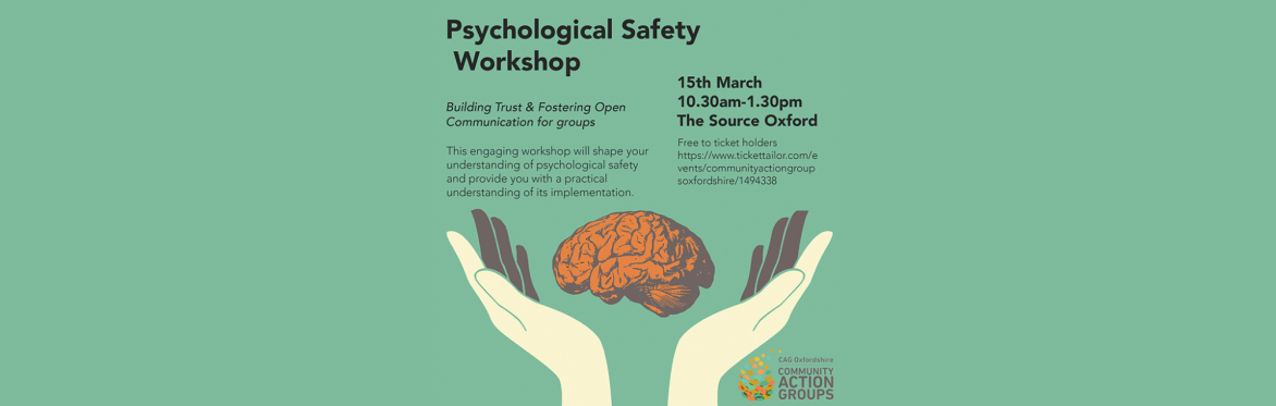Psychological safety workshop: Building Trust and Fostering Open Communication in the workplace