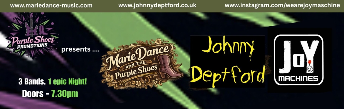 Purple Shoes Promotions Presents.... 3 great bands, 1 Epic night.