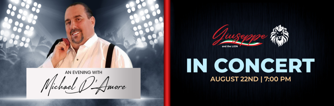 An Evening with Michael D'Amore Live SIGNATURE EVENT