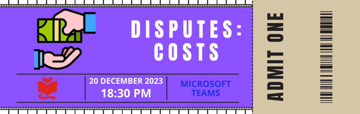 Exam Crash Course Session - Disputes: Costs