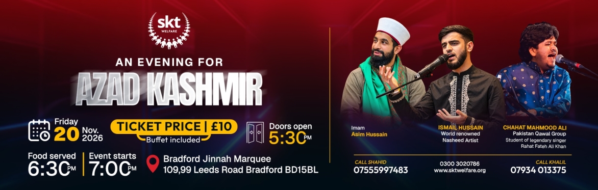 An Evening for Kashmir - Bradford