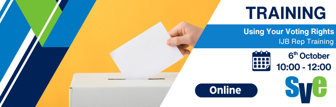 Using your Voting Rights - Third Sector IJB Rep Training