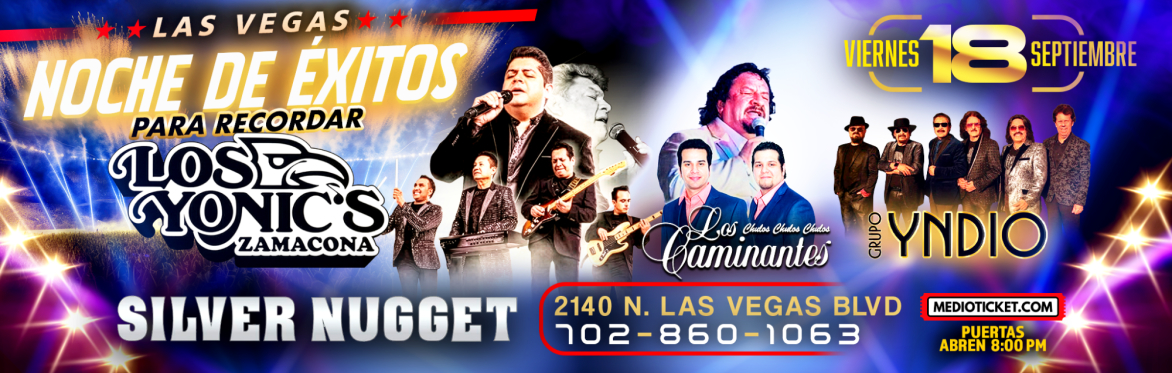 NOCHE DE EXITOS EN LAS VEGAS