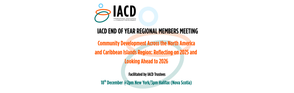 IACD North America & the Caribbean Islands Regional Members Meeting 18 December 2025
