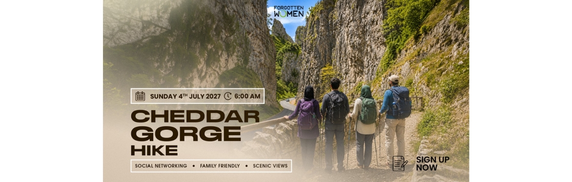 Cheddar Gorge Hike (Challenging) – Sunday 4th July 2027