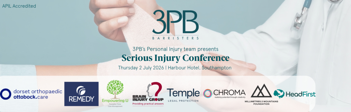 3PB Barristers Serious Injury Conference 2026