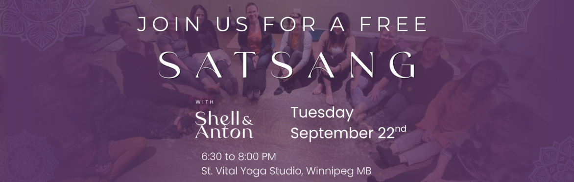 Satsang with Shell & Anton at Our St. Vital Yoga Studio