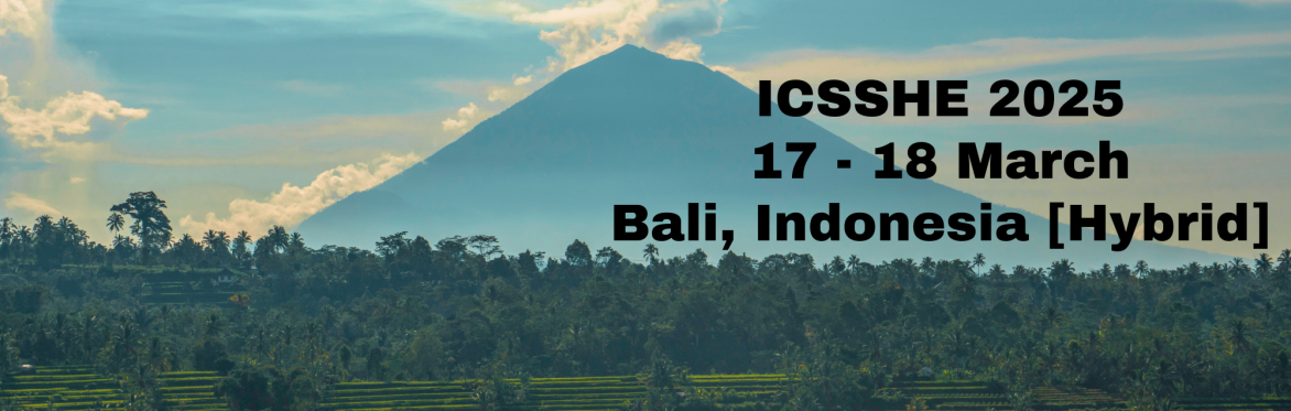 International Conference on Social Science, Humanities and Education 2025 [ICSSHE 2025]