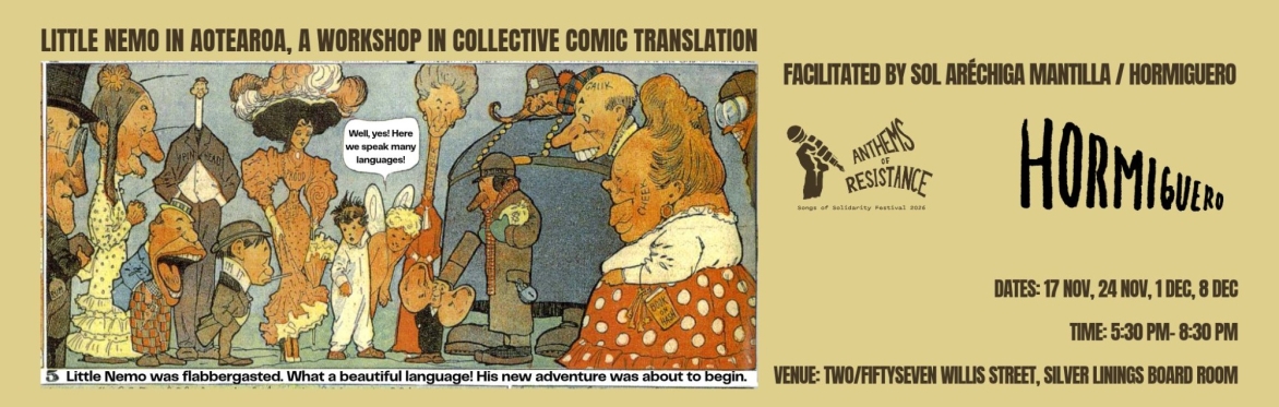 Little Nemo in Aotearoa, a workshop in collective comic translation