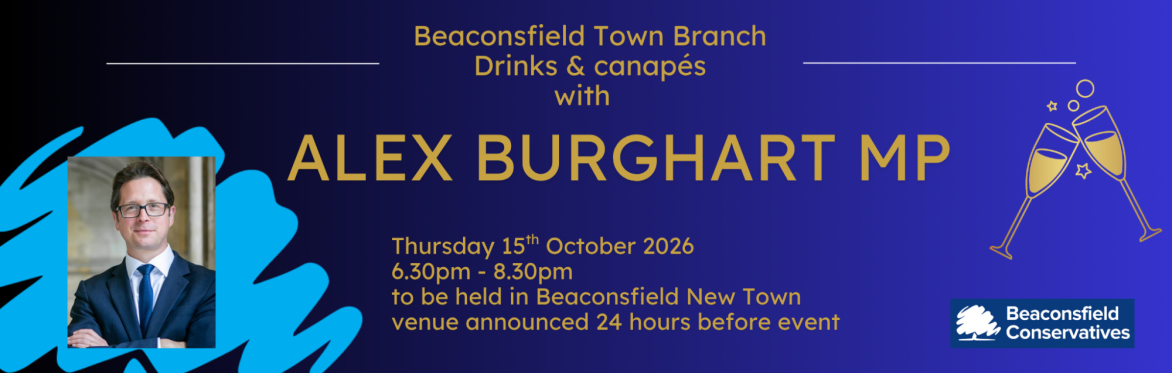 Drinks & Canapés with Alex Burghart MP