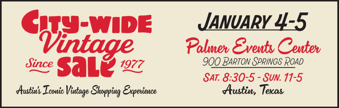 City-Wide Vintage Sale: January 4-5, 2025