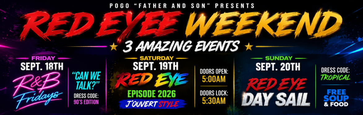 Red Eye Weekend 2026 - 3 Event Bundle