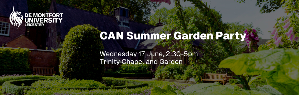 DMU CAN Summer Garden Party