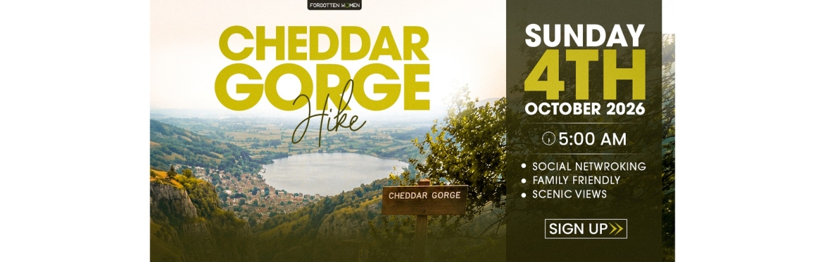 Cheddar Gorge Hike (Challenging) – Sunday 4th October 2026